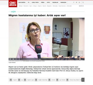 Migren hastalarına iyi haber: Artık aşısı var! - CNN TÜRK, 23.05.2018