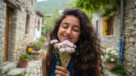 Bir çiçek kokla, beynini uyandır!