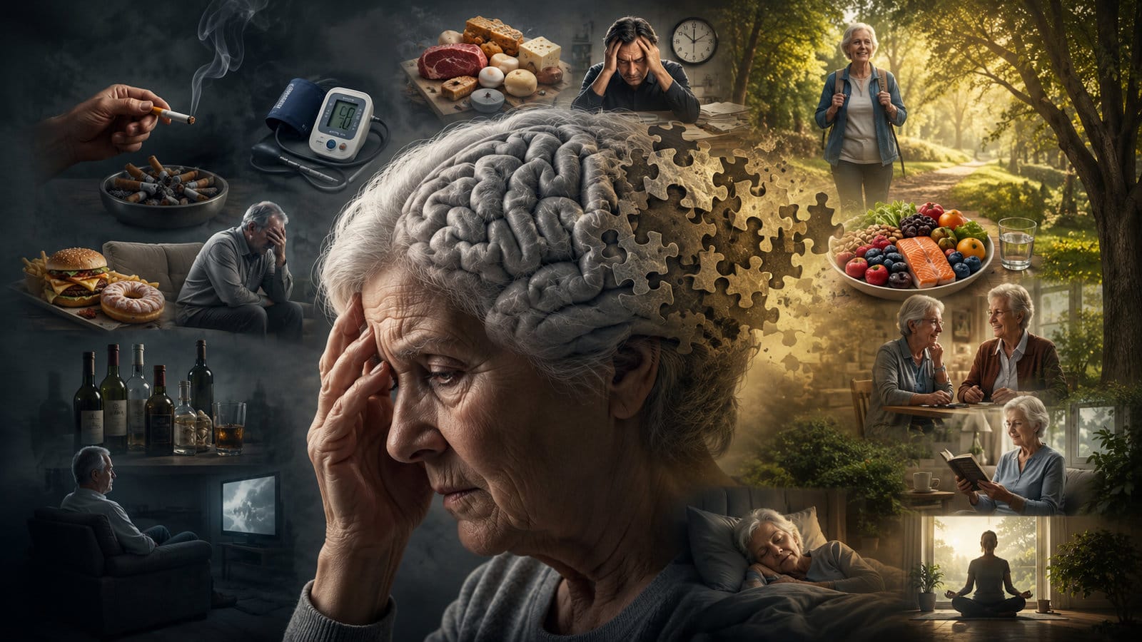 Alzheimer’ı Artıran Gizli Tehlikeler: Beynimizi Sessizce Yoran 14 Risk Faktörü