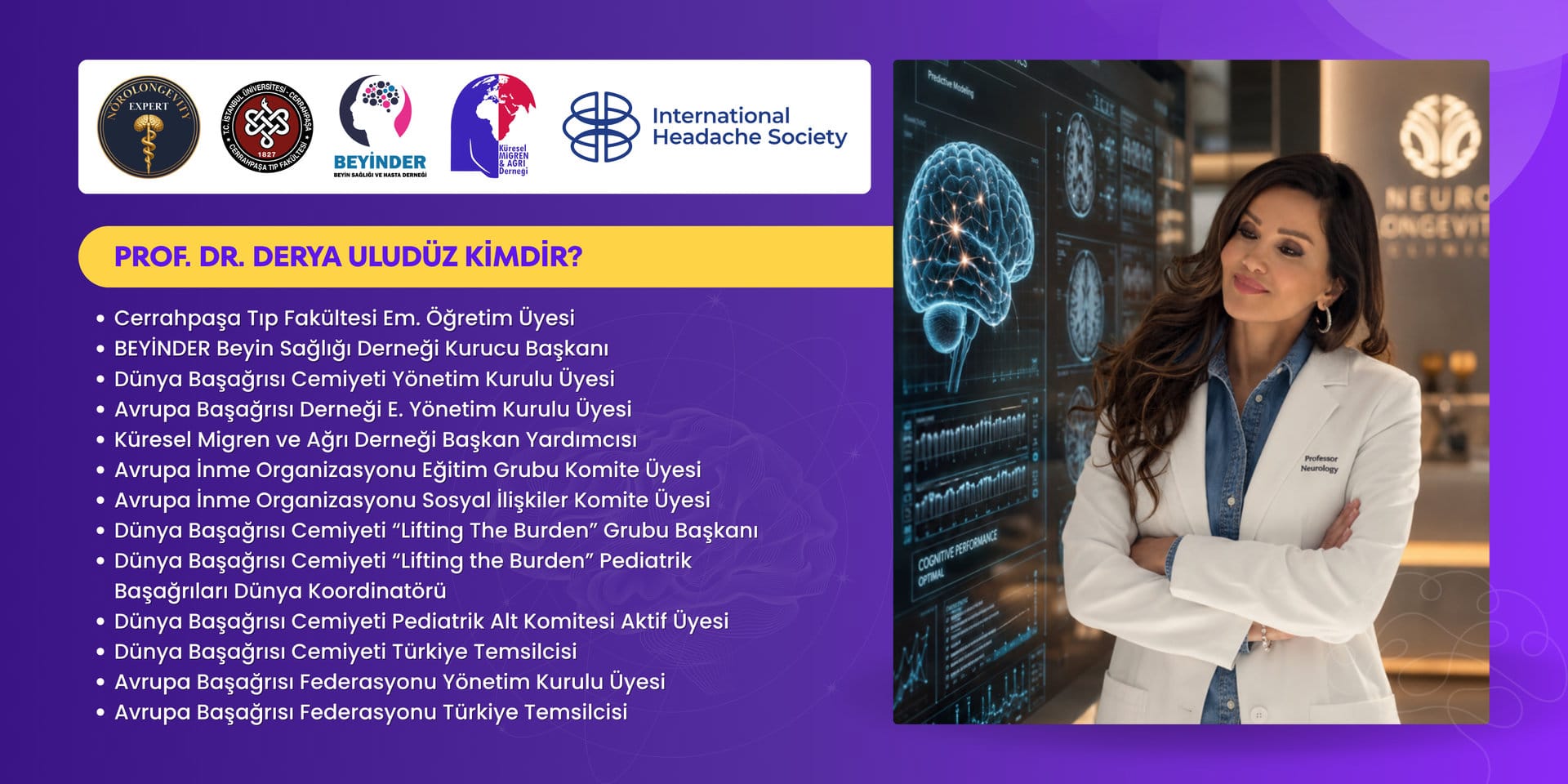 Prof. Dr. Derya Uludüz kimdir? Prof. Dr. Derya Uludüz kimdir?