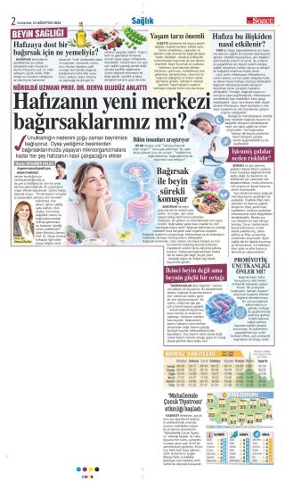 Hafızanın yeni merkezi bağırsaklarımız mı?